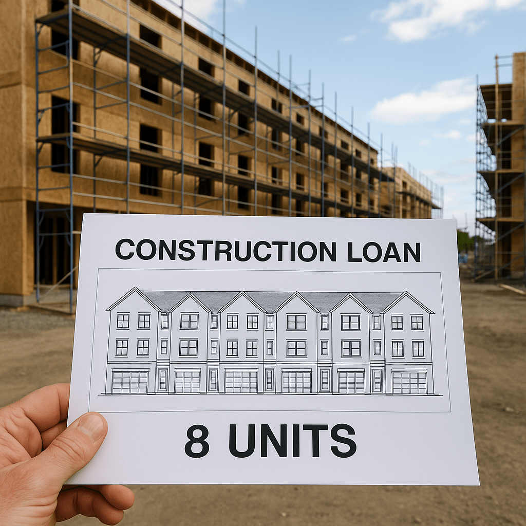 Transactions 1 Construction Loan in Oliver, BC – $775,000 for 8 units (First Mortgage)